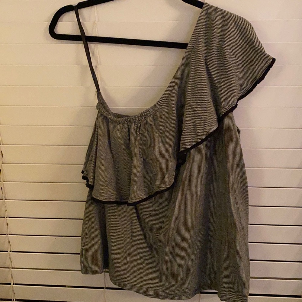 One shoulder Cotton shirt